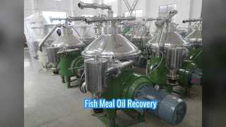 PLC Centrifuge Oil Separator For Fish Meal
