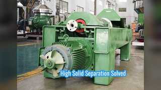 Decanter Centrifuge For High Solid Separation