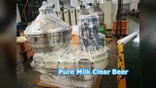 Milk Cream Separator Beer Clarifier Machine
