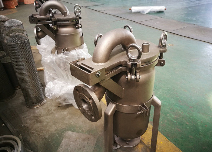 Eco Friendly Stainless Steel Bag Filter / Inline Bag Filter For Beer