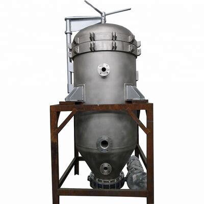 Stainless Steel Vertical Pressure Leaf Filter with 20 M2 Filtration Area and 4-6 T/H Processing Capacity