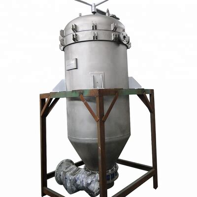 Vertical Leaves Pressure Leaf Filter for Oil Filtration with Carbon Steel / Stainless Steel Construction and Automatic Dump Device