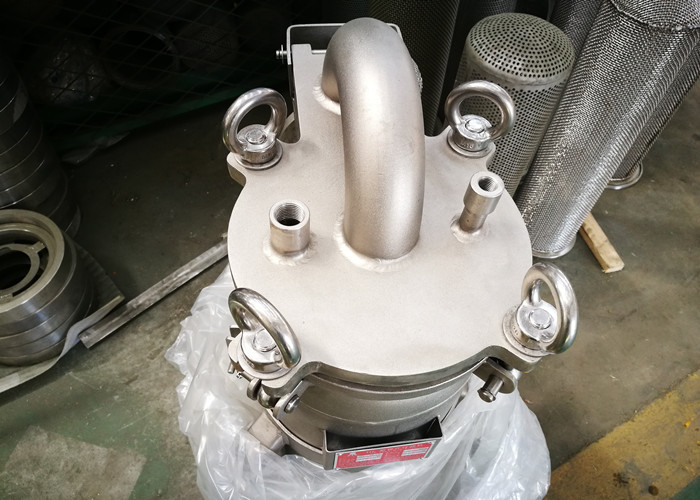 Stainless Steel Bag Type Filter , Vegetable Oil Filter Food Standard