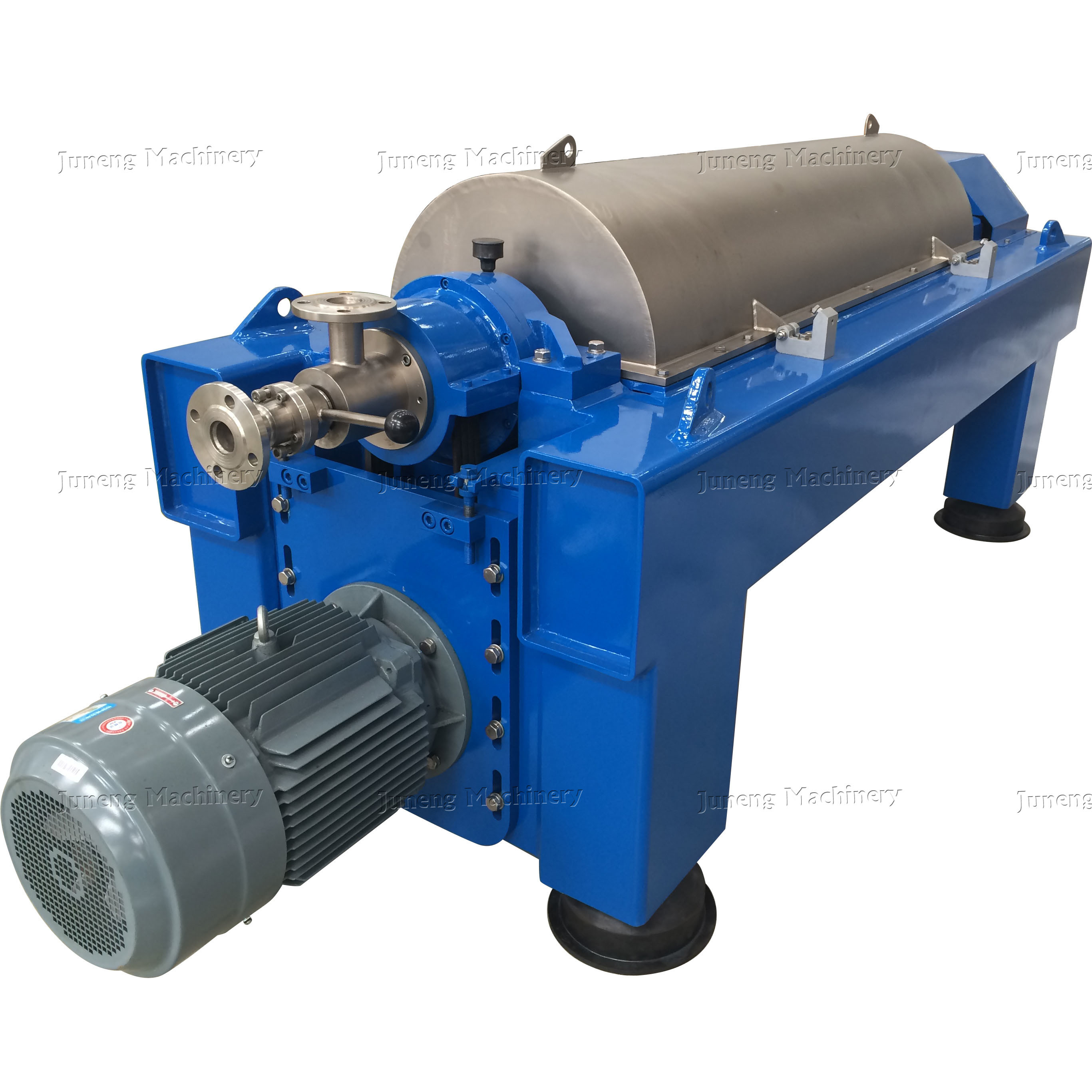 Blue Color Decanter Centrifuge Machine Oil Field Watertreatment Sludge