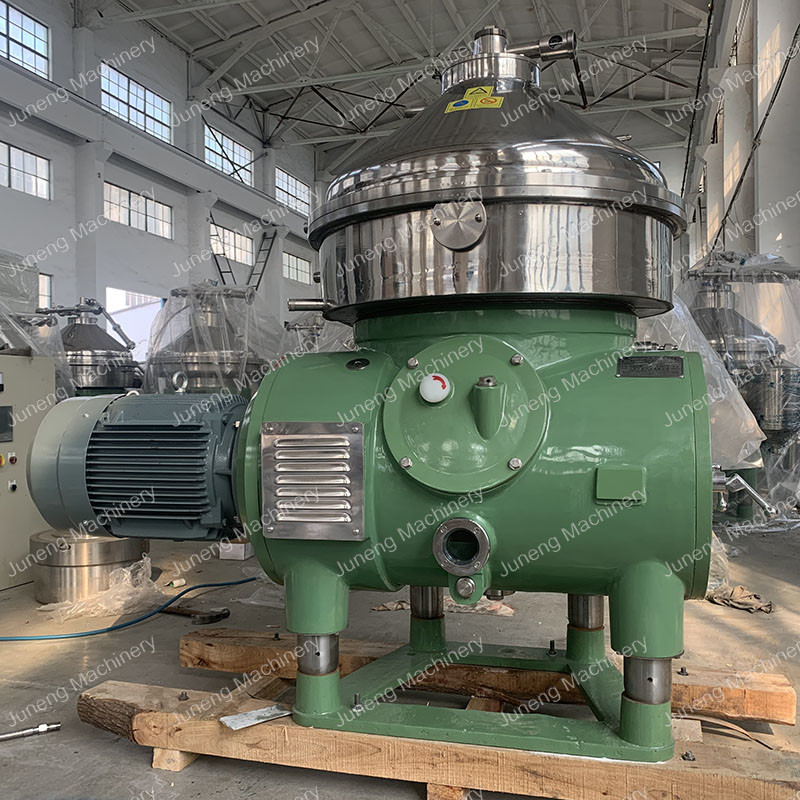 Three Phase Disc Stack Oil Centrifuge Food Standard With Self Cleaning